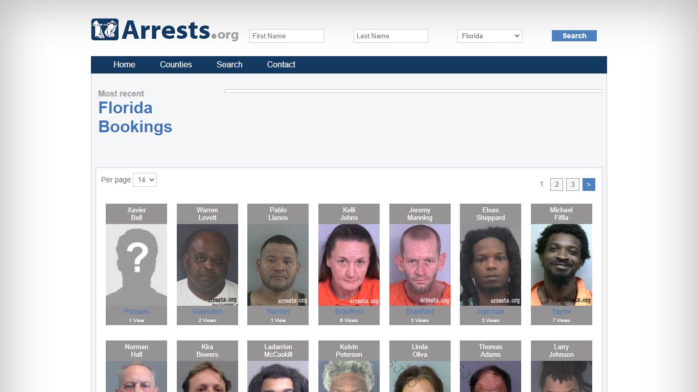 Search Florida Florida Jail Arrest Records